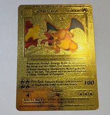 Charizard 4/102 Base Set Gold Foil Foil 1999 English Pokemon TCG Card