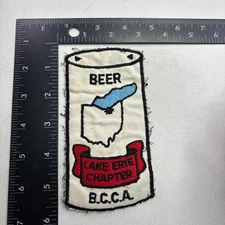 Vtg LAKE ERIE CHAPTER BCCA Beer Can Collectibles America Patch C57R