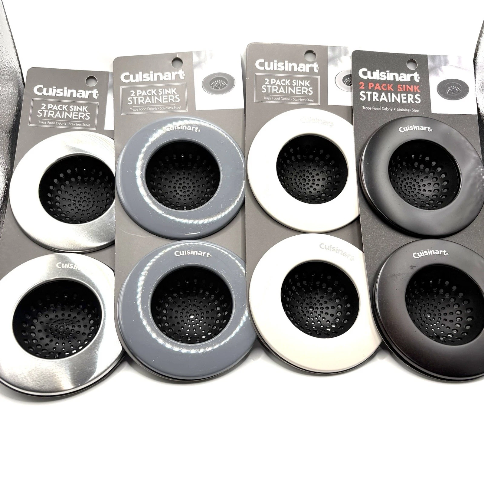 Cuisinart Pkg Of 2Sink Strainer Set Stainless Steel Kitchen Drain Screen VARIETY
Opens in a new wind