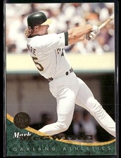 1994 Leaf #391 Mark McGwire Athletics Baseball Card 2801L