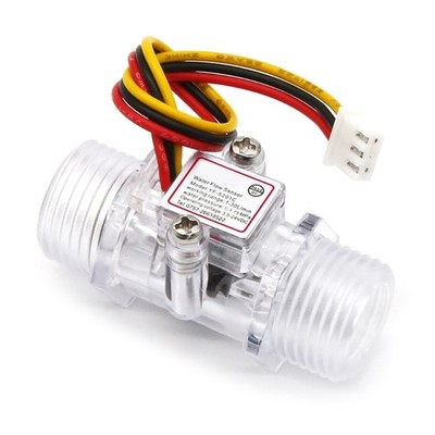 Water Heaters Water Flow Sensor Switch G1/2'' Hall Effect Meter-Control DC3.5-24V