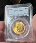 1932 $10 Ten Dollar Indian Head Gold Eagle PCGS MS 62