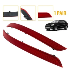 2X Rear Bumper Reflector For Mercedes Benz ML350 GLE350 GLE400 ML63 AMG 12-15 EA