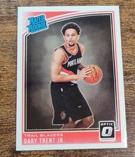 2018-19 Donruss Optic GARY TRENT JR Rated Rookie Card RC #199 Trail Blazers Mint. rookie card picture