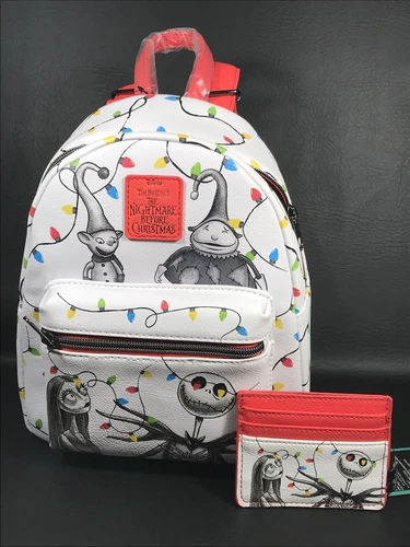 Disney Nightmare Before Christmas Holiday Mini Backpack & Cardholder