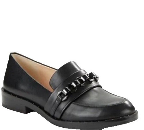New KARL LAGERFELD PARIS Textured Leather Bit Loafers Size 9 New KARL LAGERFELD PARIS Textured Leather Bit Loafers Size 9 main image 3