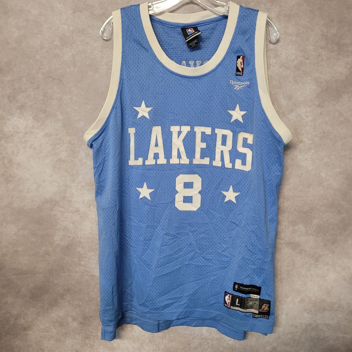 Autographed Los Angeles Lakers Kobe Bryant Throwback Light Blue