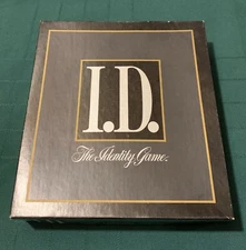 VINTAGE I.D. THE IDENTITY BOARD GAME COMPLETE UNUSED 1988 MILTON BRADLEY NM