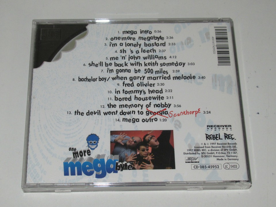 Toy Dolls ‎ One More Megabyte / Rebel Rec. ‎ CD 08545952 CD Album eBay