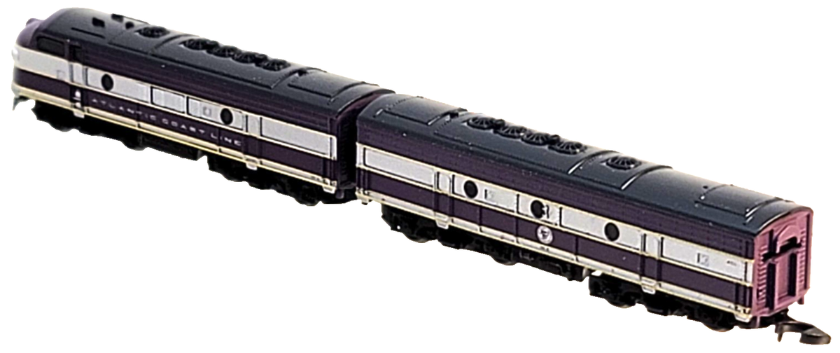 Marklin Z scale Mini Club 88604 F7 A-B Atlantic Coast Line Loco w