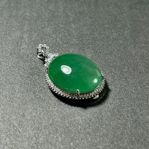 【KATHY JADE】Colgante de jadeíta verde esmeralda helada《Grado A》 - Imagen 3 de 3