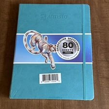 ARTISTO 8.5 x 11" Premium Hardcover Sketchbook 80 Sheets 84 lb 125 GSM Acid Free
