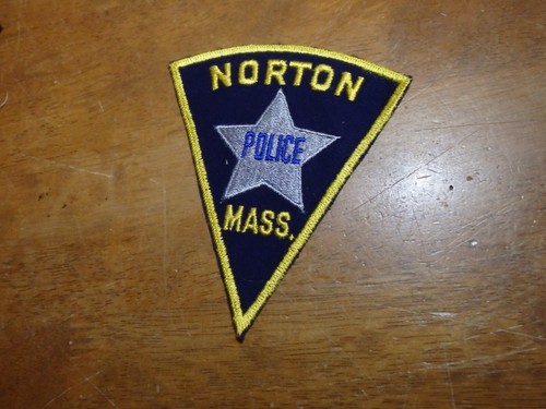 vintage NORTON MASSACHUSETTS collectible OBSOLETE shoulder PATCH bx AA BX#8