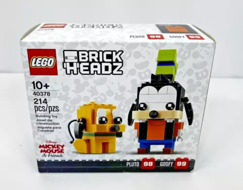 Lego 40378 Brick Headz Pluto 98 Goofy 99 NEW