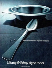 Advertising 057 1978 Létang & Rémy Signs Steel Ocean Spoon