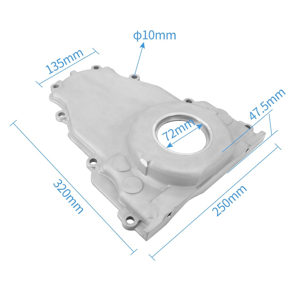 Aluminum LS Timing Cover 12561243 for GM Gen III LS1 LS6 4.8L 5.3L 
