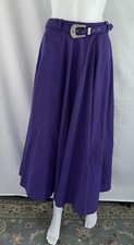 Vintage Western Collection Skirt 16 Purple with Western Belt
