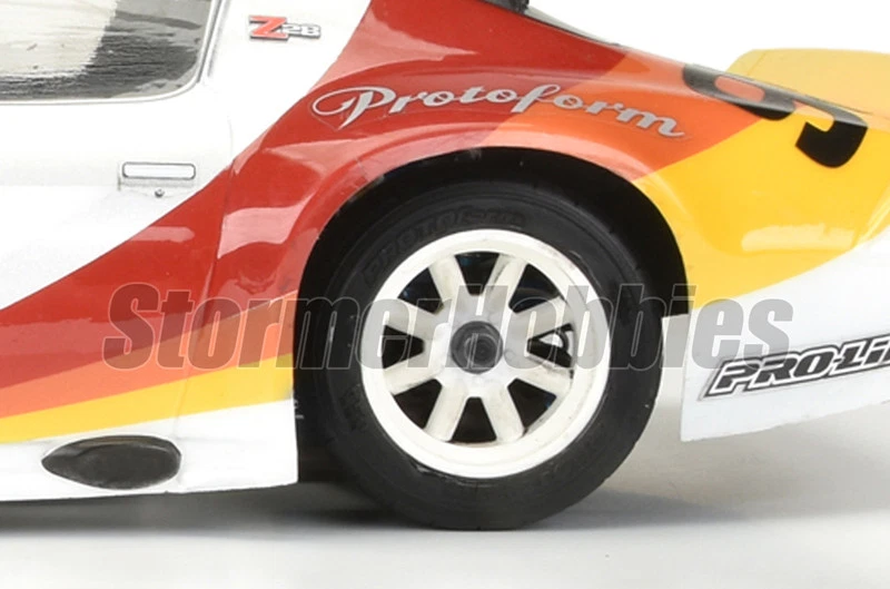 Proto-Form VTA Rear Tires on White rims, 31mm (2)   PRM10139-17 - Image 2 of 2