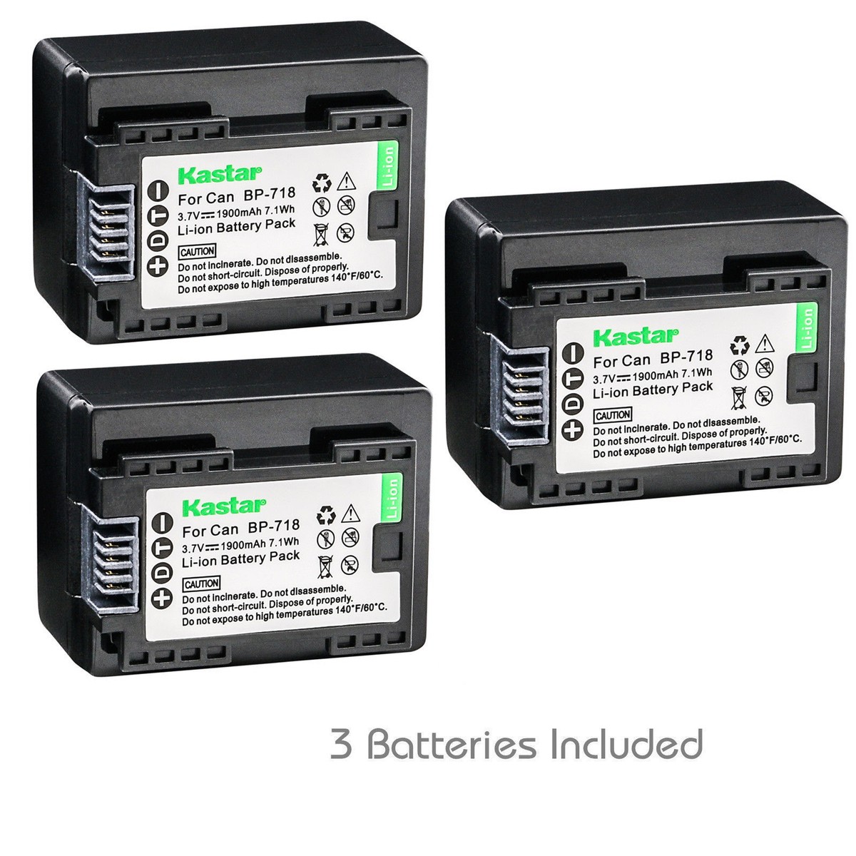 BP-718 CG-700 Battery or Charger for Canon VIXIA HF R800 M50 M52