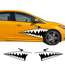 Fit For Audi Bmw Ford Vw Toyota Honda Car Sticker Shark Mouth Tooth Graphics Fit For Audi Bmw Ford Vw Toyota Honda Car Sticker Shark Mouth Tooth Graphics