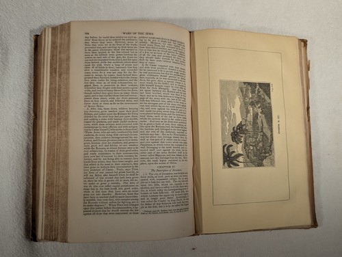 Antique 1841 Works of Flavius Josephus ~ William Whiston ~ Three Dissertations - Picture 11 of 13