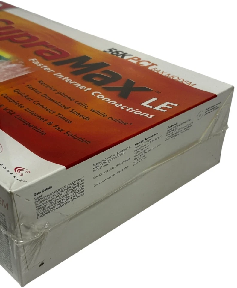 Diamond SupraMax LE 56K PCI Fax Modem V.90 (V.92 Ready) by Conexant - new sealed - Image 4 of 4