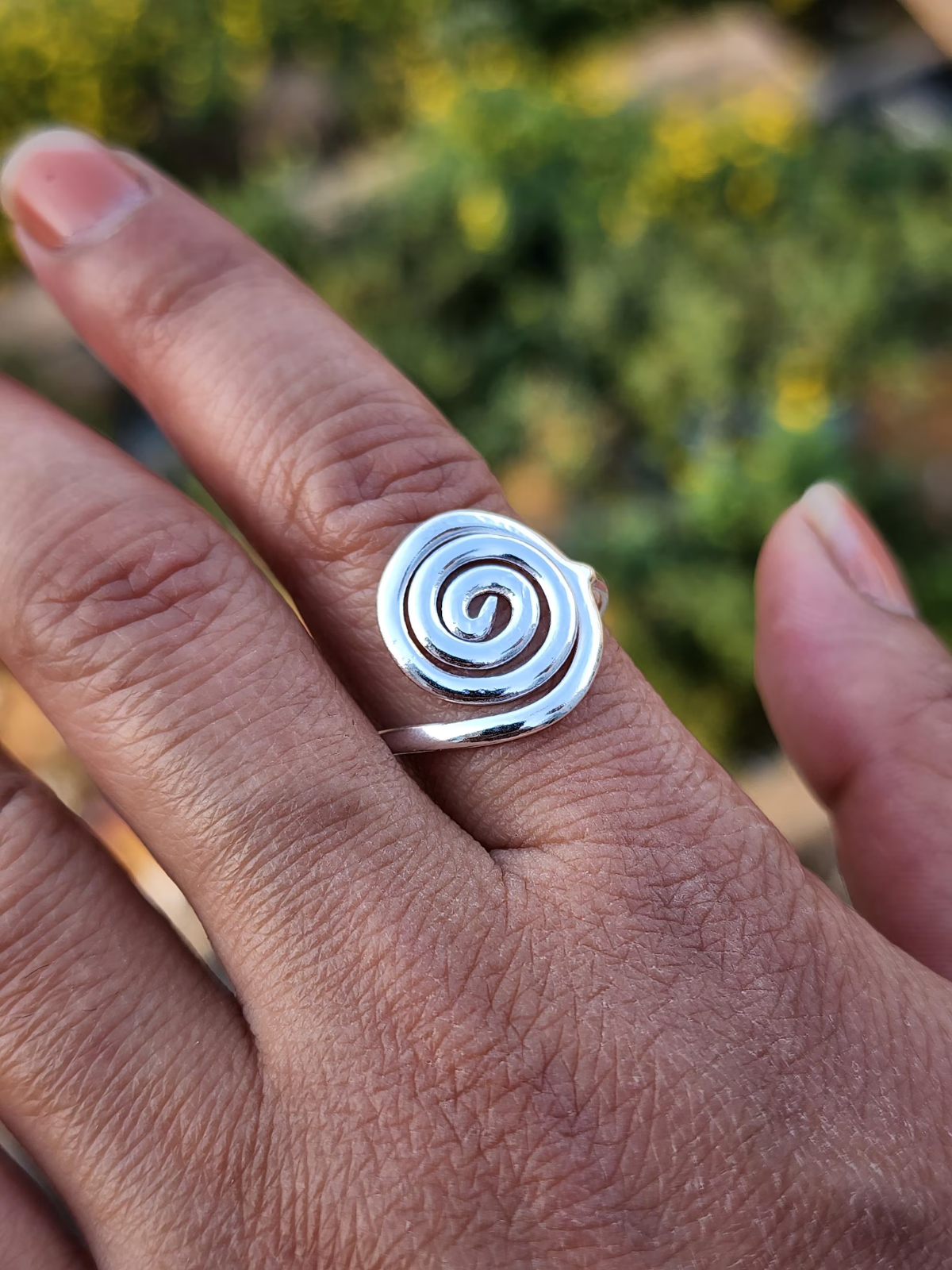 925 Sterling Silver Circle Round Spin Ring, Spin Ring, Beautiful Ring, AK5423