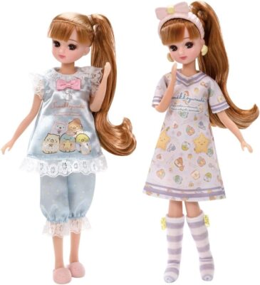 TOMY Licca-chan Dress Sumiko Gurashi Pajama Party Set