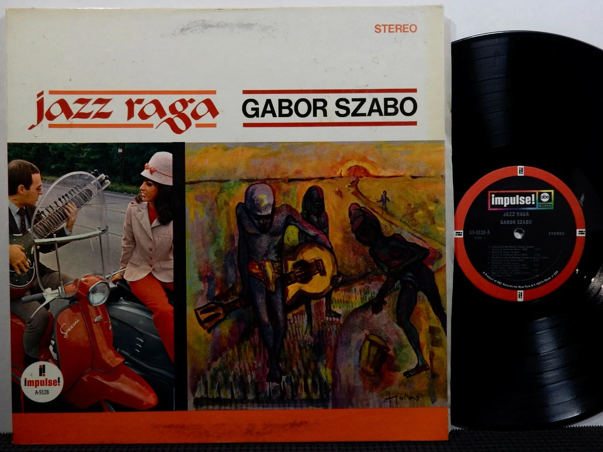 GABOR SZABO Jazz Raga LP IMPULSE A-9128 STEREO Jazz BERNARD PURDIE