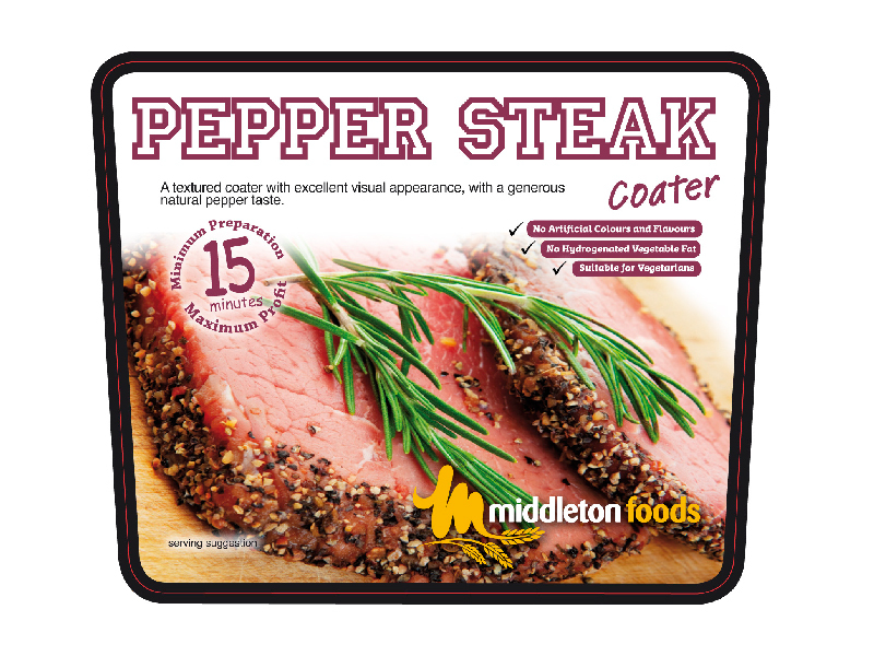 Pepper Steak Meat or Veg Glaze 10kg Middleton Foods Glazes, Marinades & Coatings