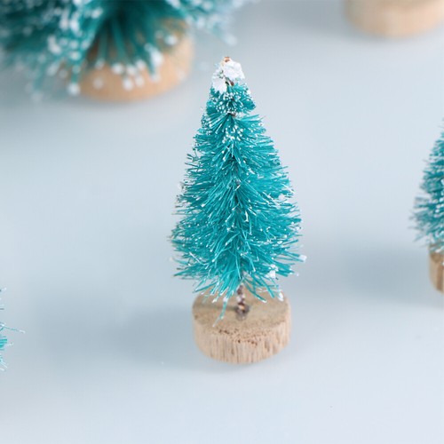 96 PC Small Christmas Tree Christmas Tree Decor Sisal Snow Tasson - Picture 6 of 12