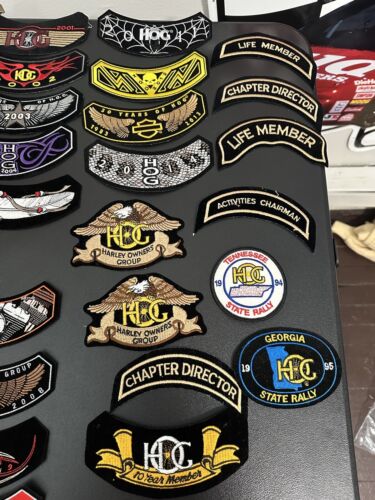 33 Patches Between 1991-2014 Lot HOG Harley Davidson Owners Group Badges Notes - Picture 4 of 4
