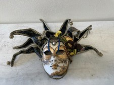 Original Venetian Jester mask With Stamp - Made In Italy