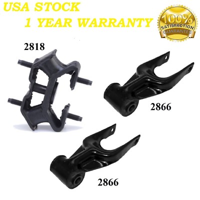 3 PCS FRONT MOTOR & TRANS MOUNT FIT 2005-2008 BUICK LACROSSE 3.6L & 3.8L