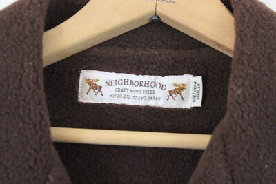 Neighborhood Storm Jacket GL-JKT Sherpa Shearling Goat Leather
