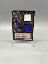 2021 Panini Obsidian Jacob Harris Dual Patch Rookie Jersey Ink #RJI-JH /99 Auto
