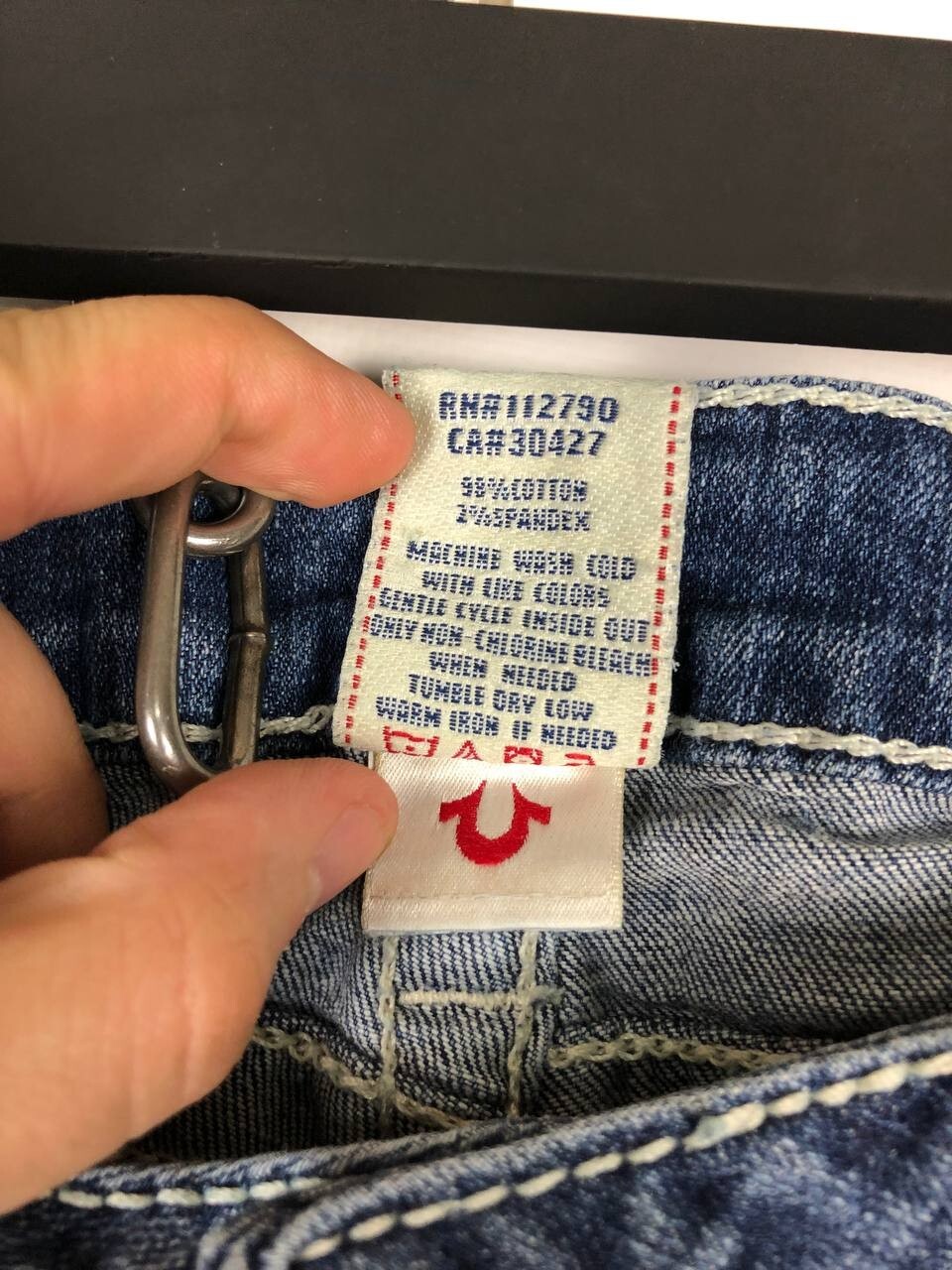 True Religion Denim Jeans Pants Section Skinny size 31x34 thumbnail 11