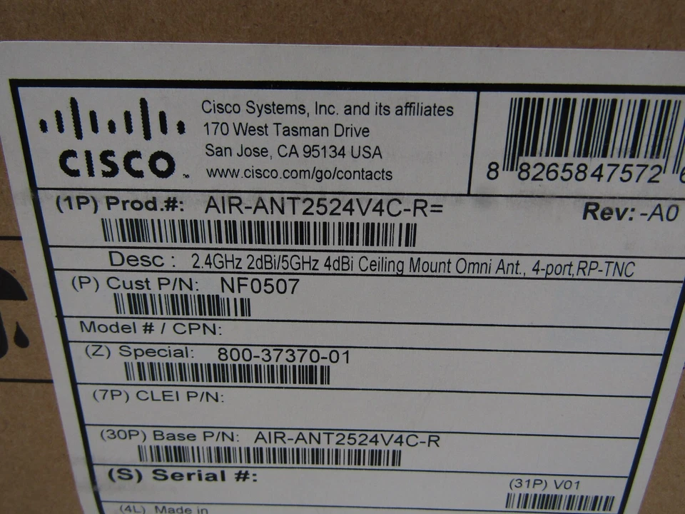 Cisco AIR-ANT2524V4C-R  Antenna - Image 2 of 3