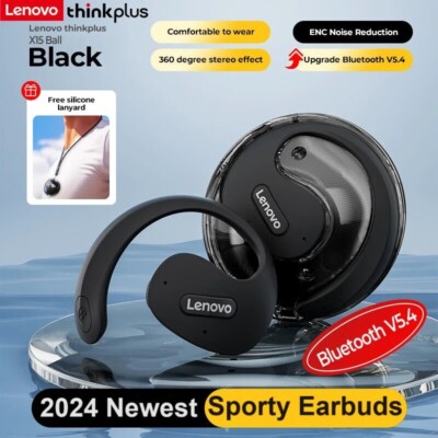 Lenovo X15 Pro II 2025 AeroWave Elite Sporty Style Bluetooth Hi-Fi Earbuds - Main Image