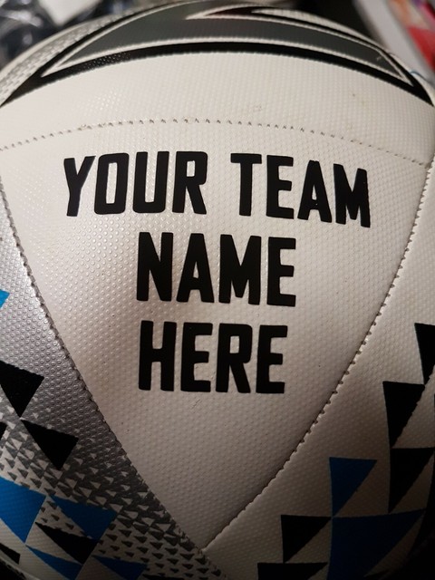 personalised mitre ball