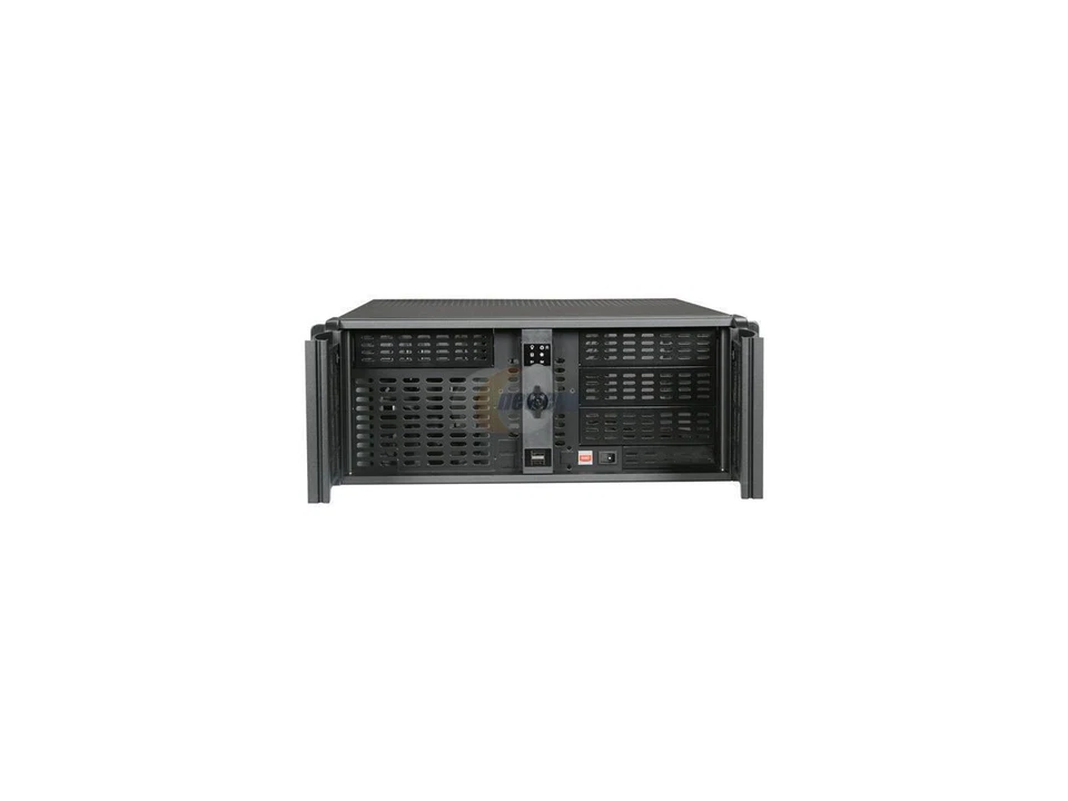 iStarUSA D-400 Black Aluminum / Steel 4U Rackmount Compact Stylish Chassis - Bla - Image 2 of 4