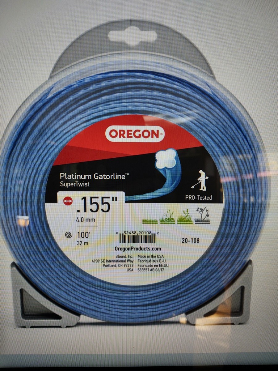 Oregon Trimmer Line Platinum Gatorline Supertwist 20/10/155 1LB