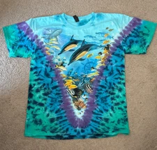 Liquid Blue Under The Water Dolphins Theme, Brand New, Mens Sizes