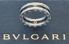 Size 9 1/2 Or 61 Sterling Silver 925 Bvlgari B Zero Ring Save The Children Ring