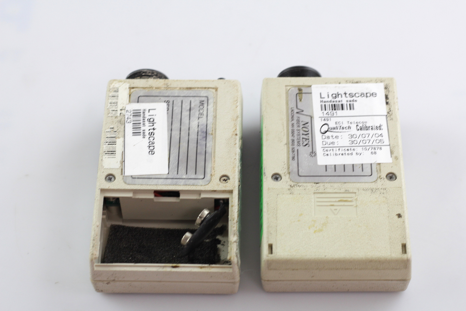 LOT OF 2 Noyes Fiber Systems OPM1 Optical Power Meter - OPM1