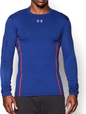 Under Armour® ColdGear® Stretch Mock Men's Soccer LS Shirt 1259975