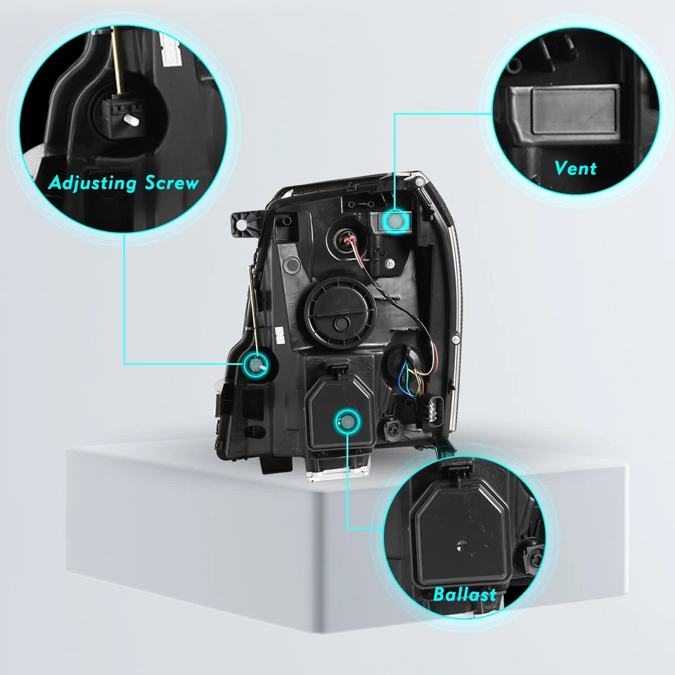 Proyector HID para Cadillac Escalade 2007-2014 con faros de lastre y bombillas Foto 4 de 4