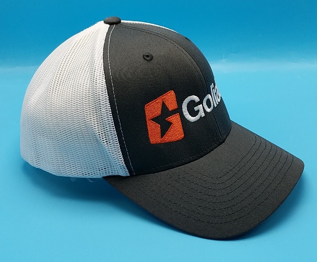 GOLIATH hat gray adjustable snapback cap mesh back - image 2