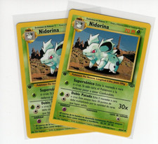 1x ~ESP~ SPANISH Nidorina 1st Edition Jungle 40/64 Pokemon Card (LB3)