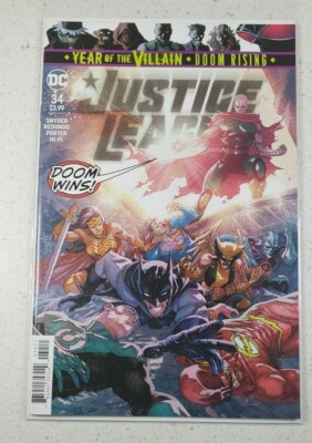 Justice League #34 DC 2019 Year of the Villain Doom Rising Dec 2019 NM